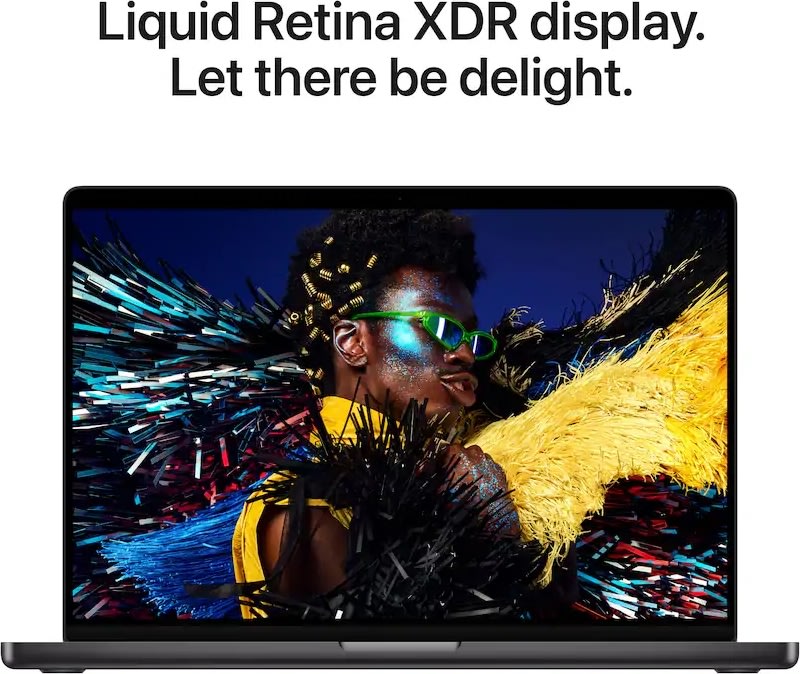 Apple MacBook Pro M5 Max 16", 36GB, 2TB SSD, sort