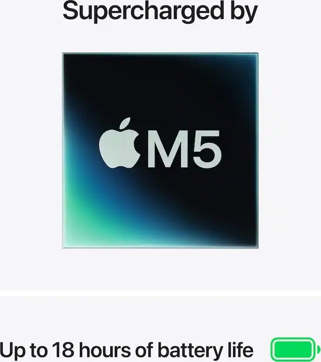 Apple MacBook Air M5 15", 16GB 1TB SSD stjerneskær