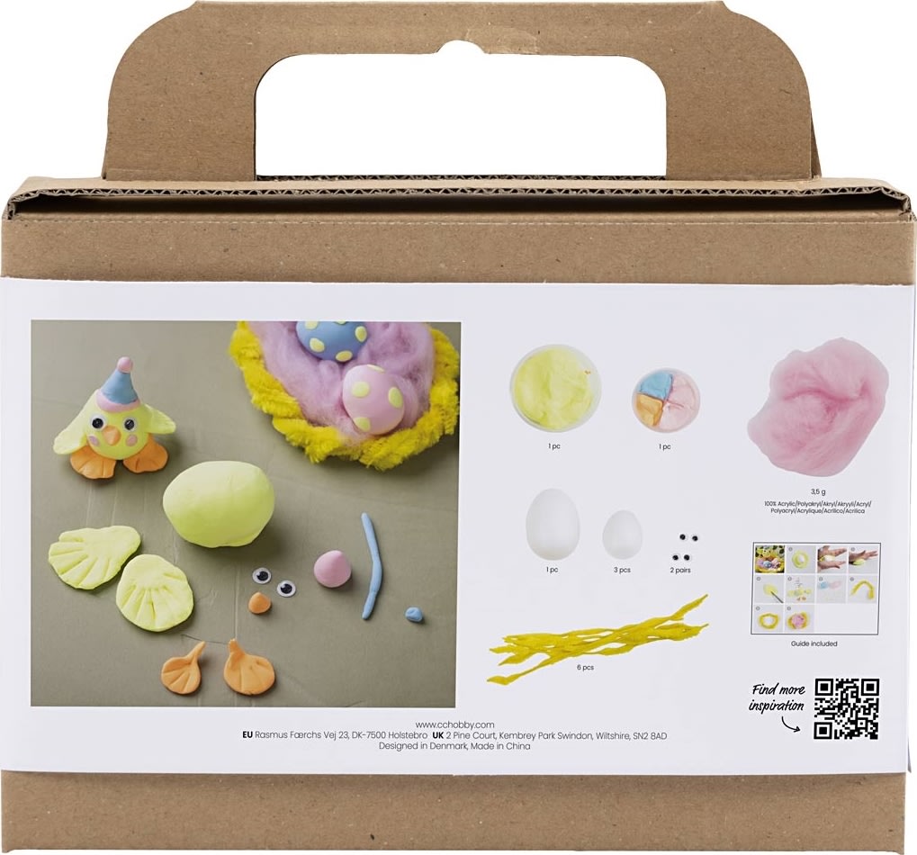 Mini DIY Kit Modellering | Påskefamilie