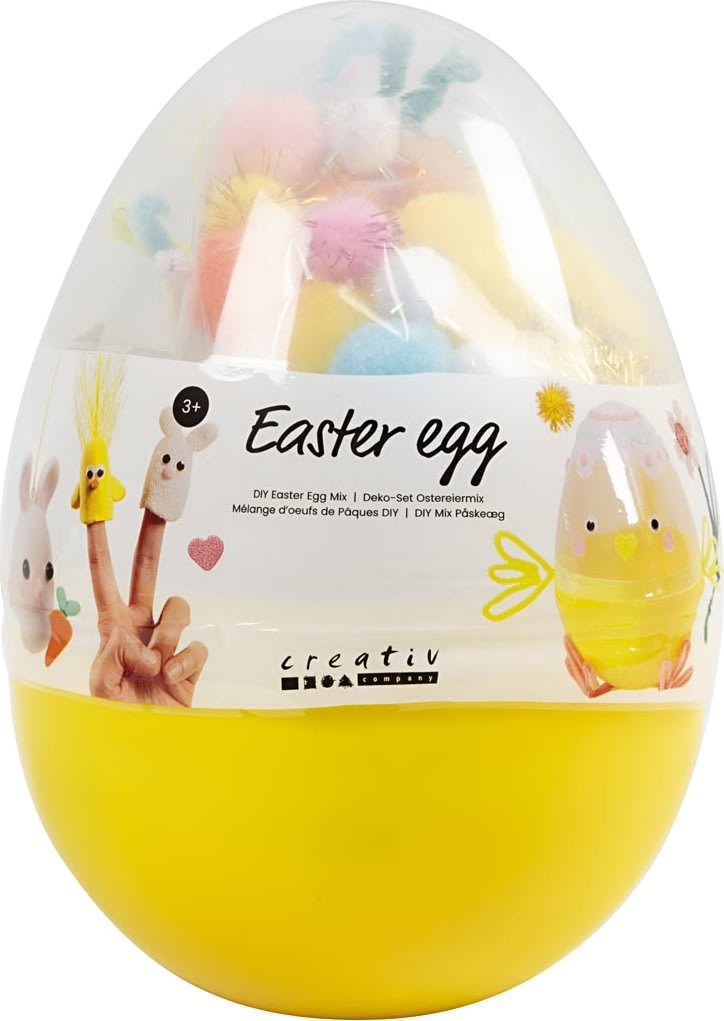 DIY Mix Påskeæg, H: 19 cm, diam. 14 cm