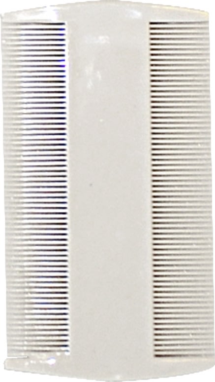 Tættekam/lusekam, 9cm, hvid