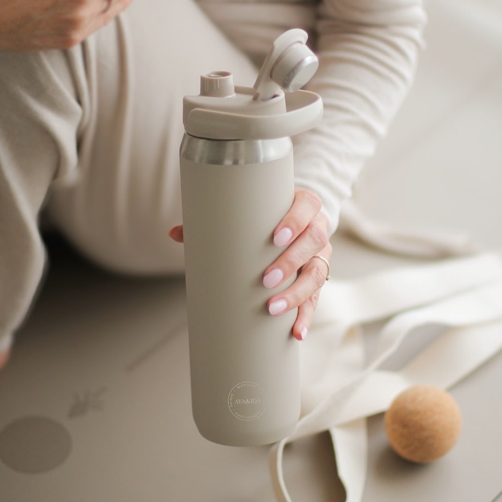 AYA&IDA Sports Drikkedunk, 700 ml, Beige