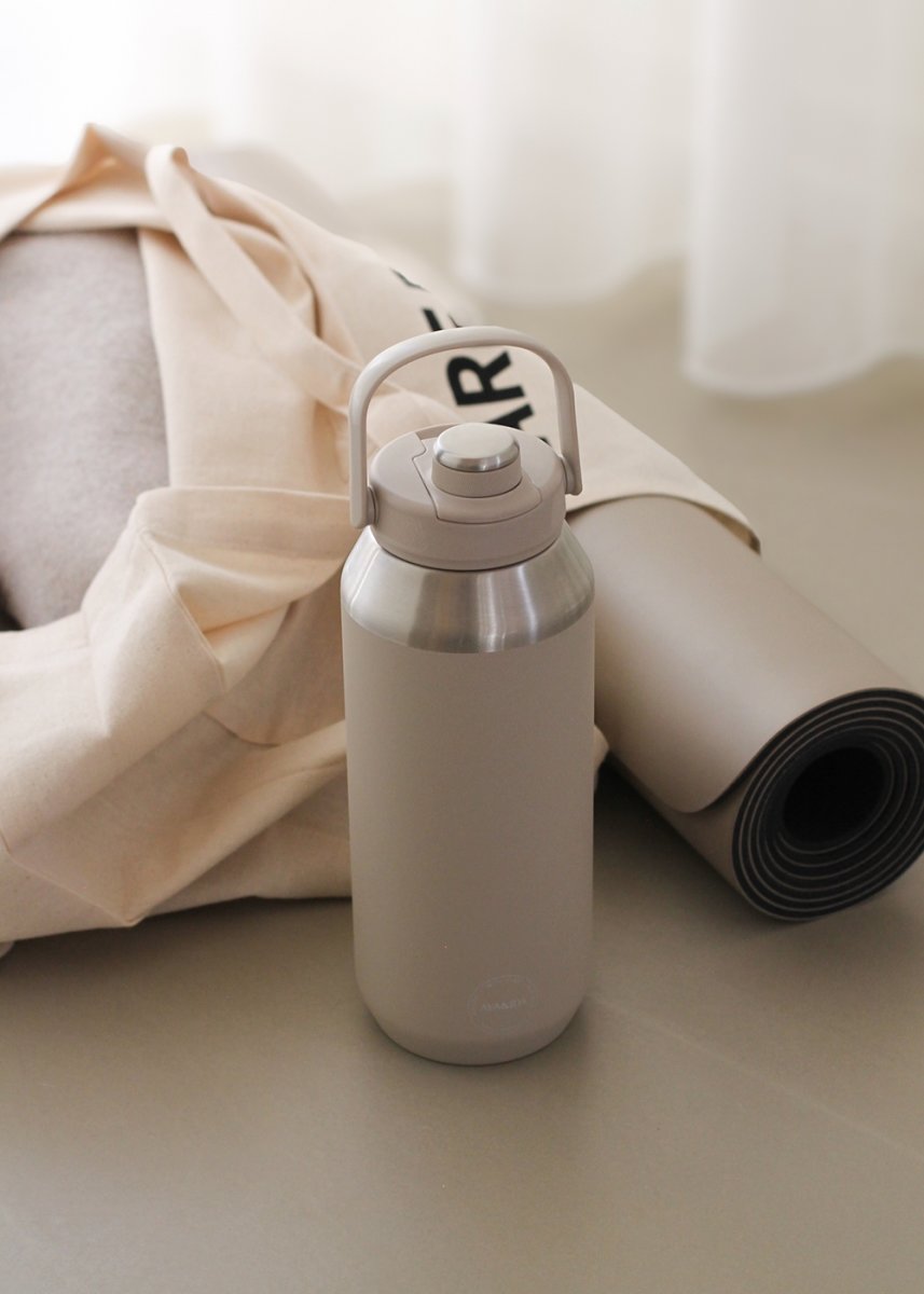 AYA&IDA Sports Drikkedunk, 950 ml, Beige