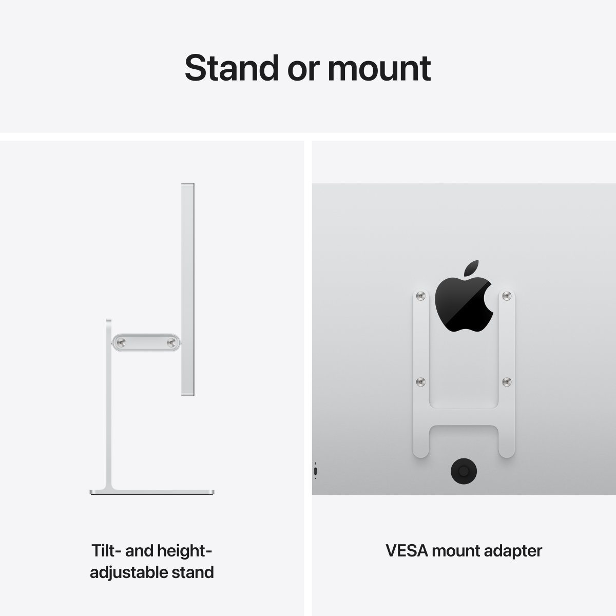 Apple 27" Studio DisplayXDR Standard Glas VESA væg