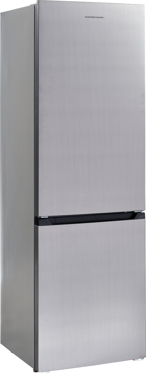 Scandomestic Køleskab/Fryser - CBF315XE, Sølv