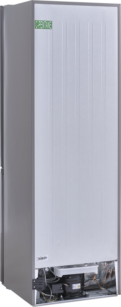 Scandomestic Køleskab/Fryser - CBF315XE, Sølv