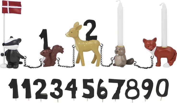 Kids by Friis Fødelsdagstog "Skovdyr"