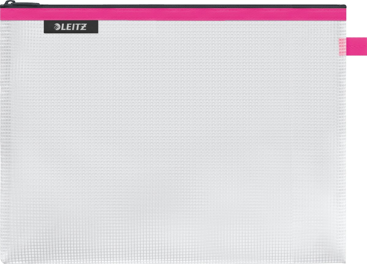 Leitz WOW Vandafvisende lynlåslomme | L | Pink