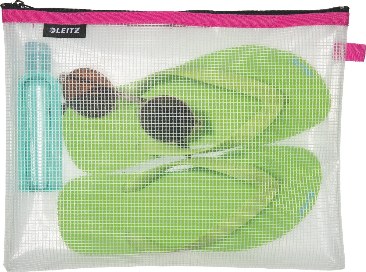 Leitz WOW Vandafvisende lynlåslomme | L | Pink