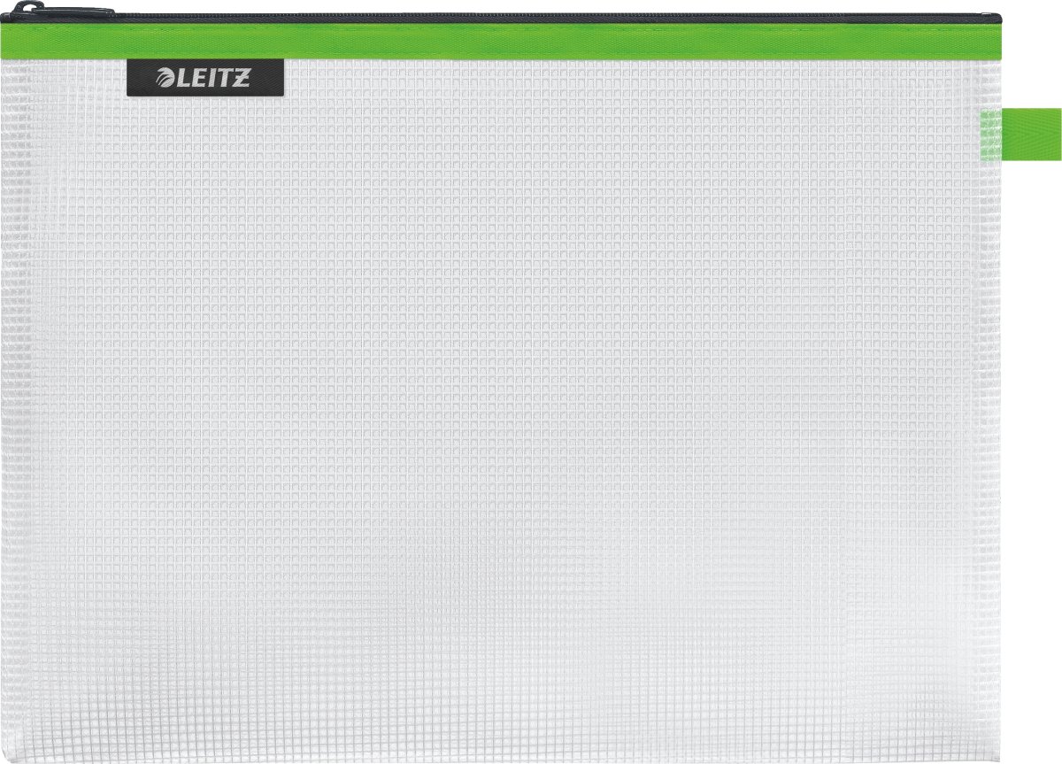 Leitz WOW Vandafvisende lynlåslomme | L | Grøn