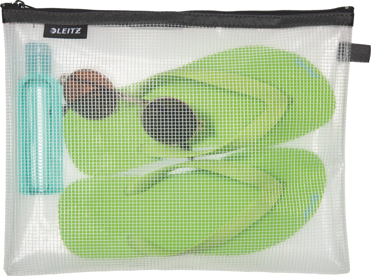 Leitz WOW Vandafvisende lynlåslomme | L | Sort