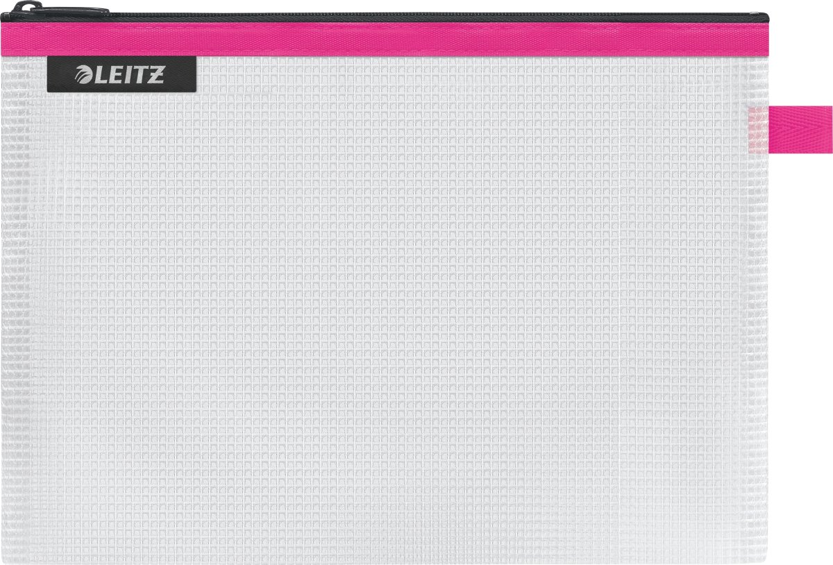 Leitz WOW Vandafvisende lynlåslomme | M | Pink