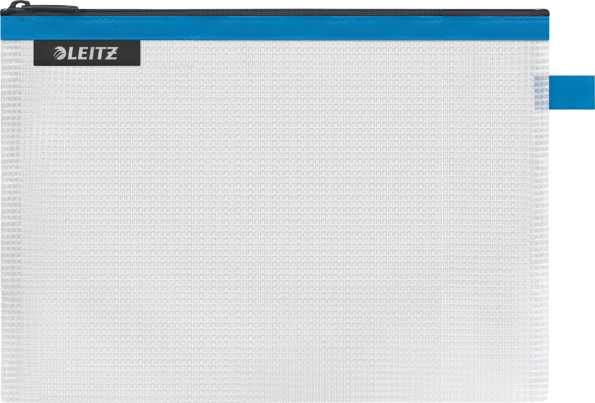 Leitz WOW Vandafvisende lynlåslomme | M | Blå