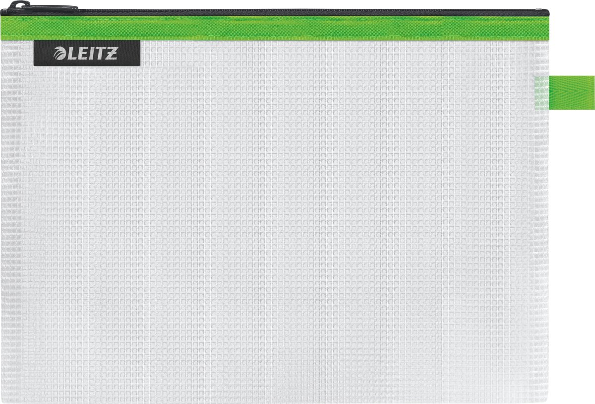Leitz WOW Vandafvisende lynlåslomme | M | Grøn