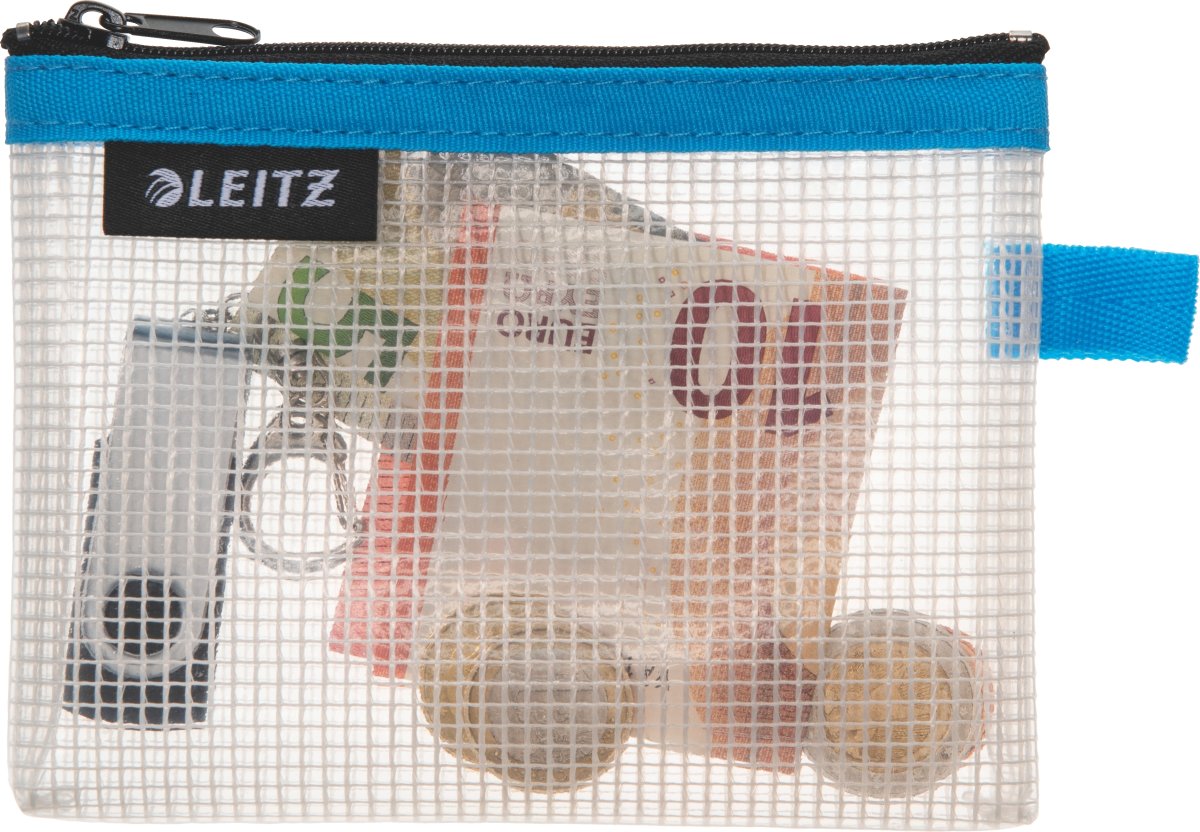 Leitz WOW Vandafvisende lynlåslomme | S | Blå