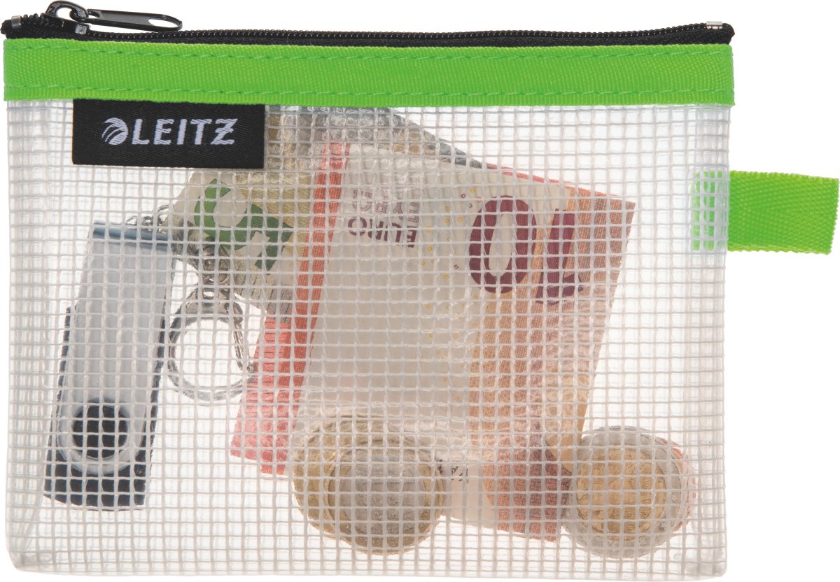 Leitz WOW Vandafvisende lynlåslomme | S | Grøn