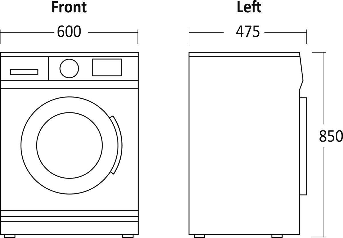 Scandomestic Vaskemaskine - WMF3408WA