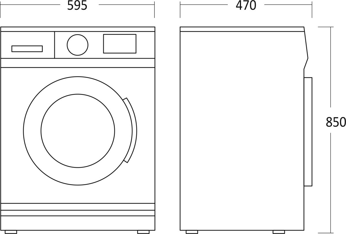Scandomestic Vaskemaskine - WMF2408WA