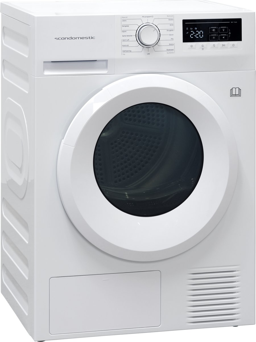 Scandomestic Tørretumbler med varmepumpe - TDH28WE
