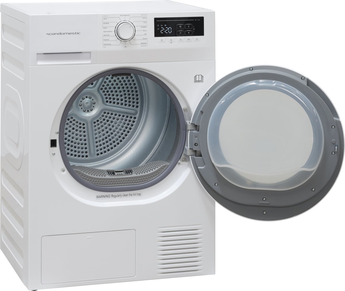 Scandomestic Tørretumbler med varmepumpe - TDH28WE