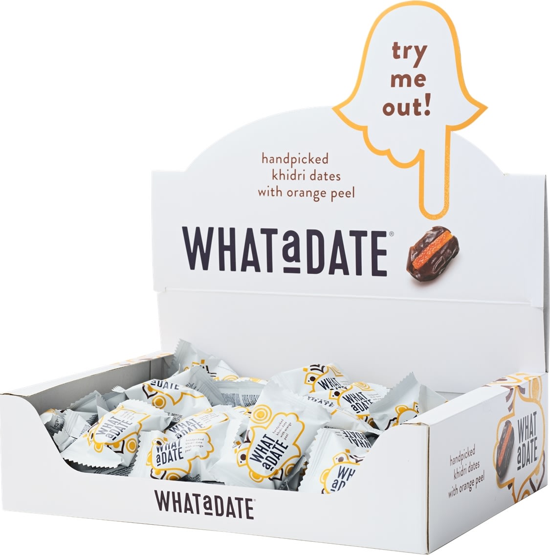 What a Date Orange Peel, 60 stk