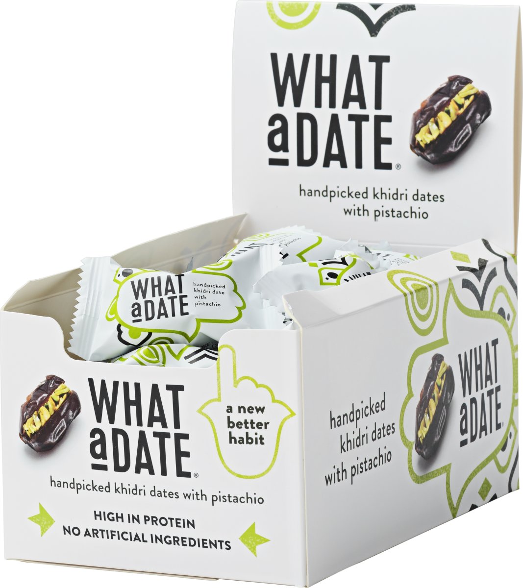 What a Date Pistachio, 30 stk