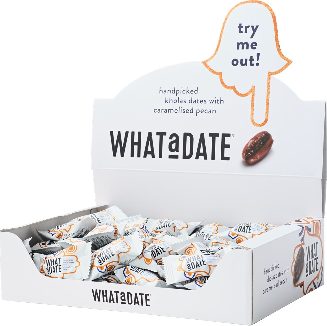 What a Date Pecan, 80 stk