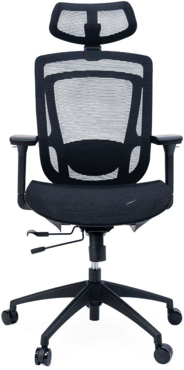 Severo kontorstol, fuld mesh, sort