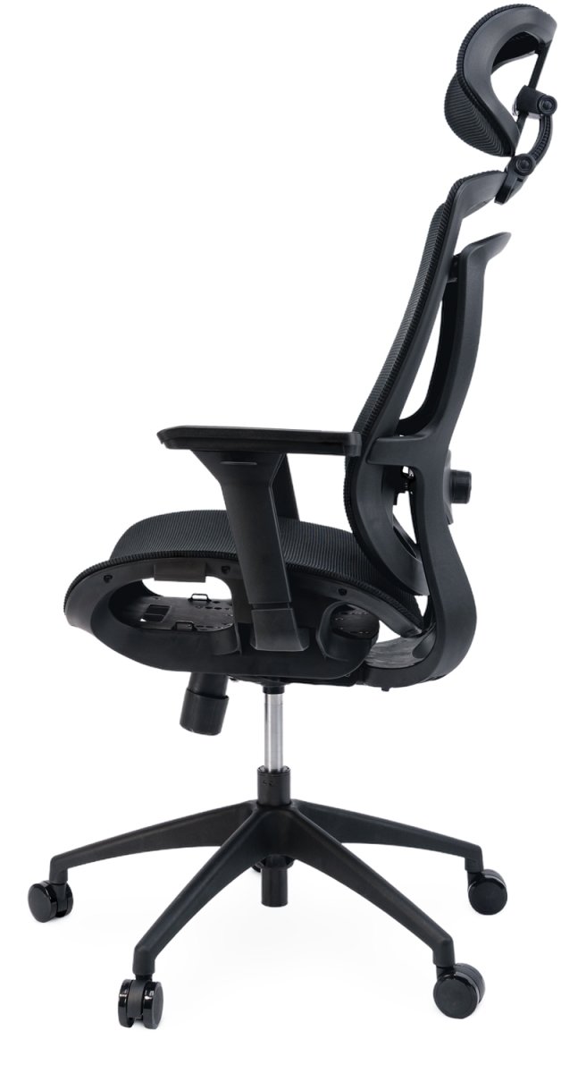 Severo kontorstol, fuld mesh, sort