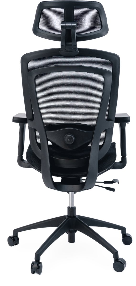 Severo kontorstol, fuld mesh, sort