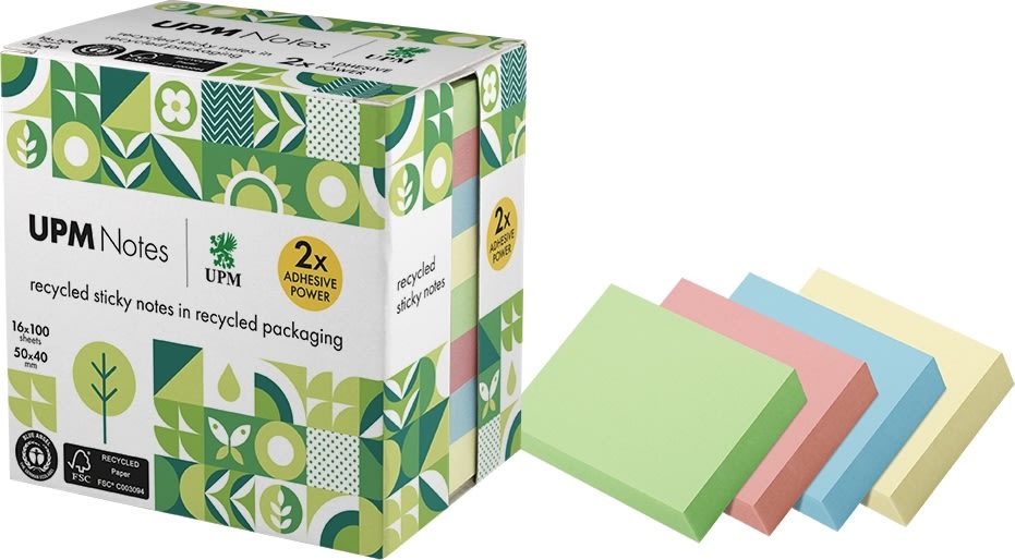 UPM Notes | 50x40 mm | Pastel mix