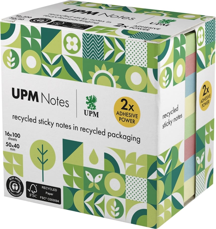 UPM Notes | 50x40 mm | Pastel mix
