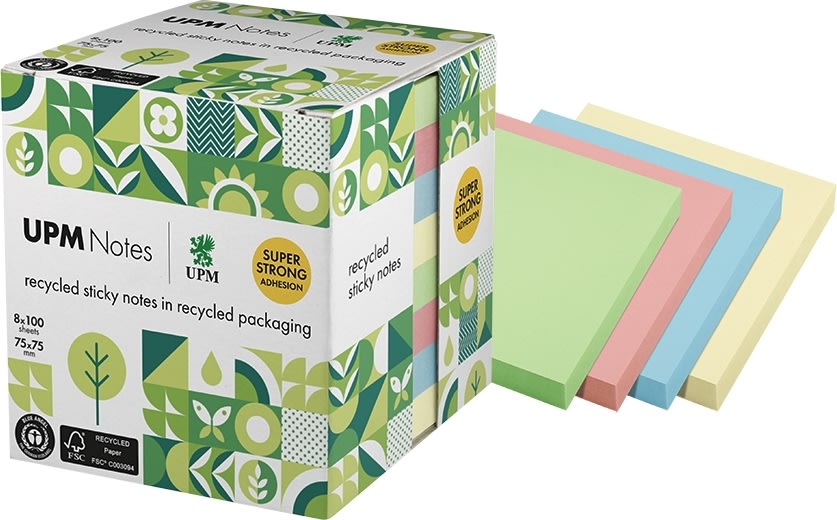 UPM Notes | 75x75 mm | Pastel mix