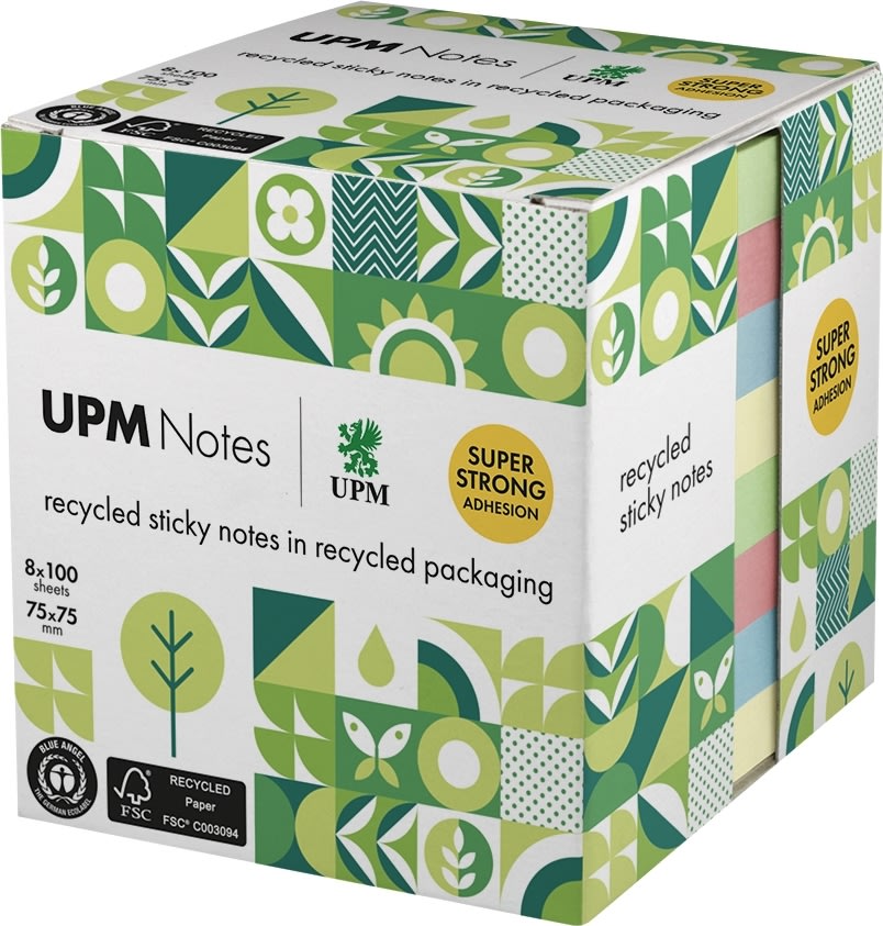 UPM Notes | 75x75 mm | Pastel mix