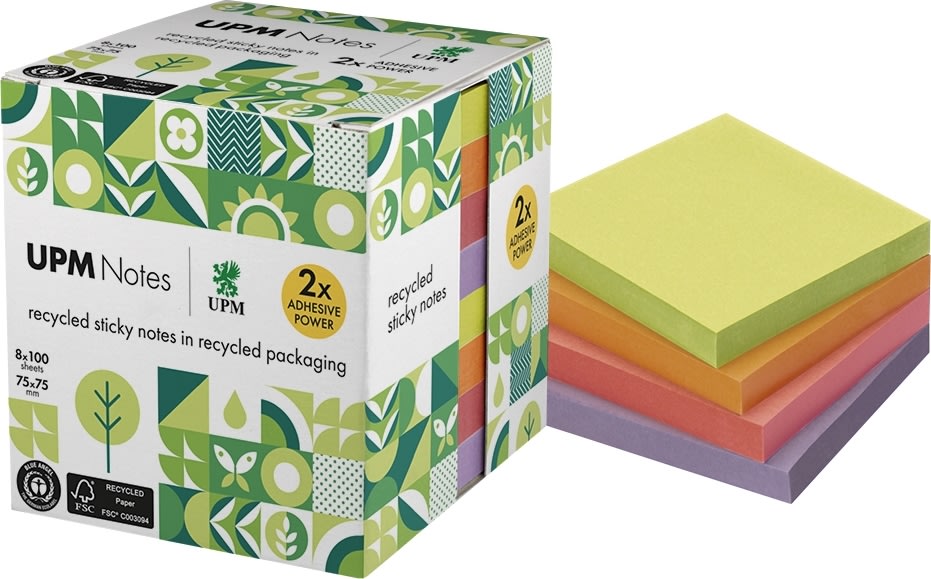 UPM Notes | 75x75 mm | Color mix