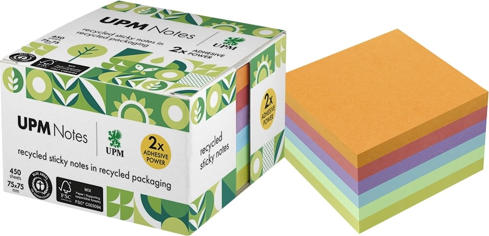UPM Notes Cube | 75x75 mm | Color mix