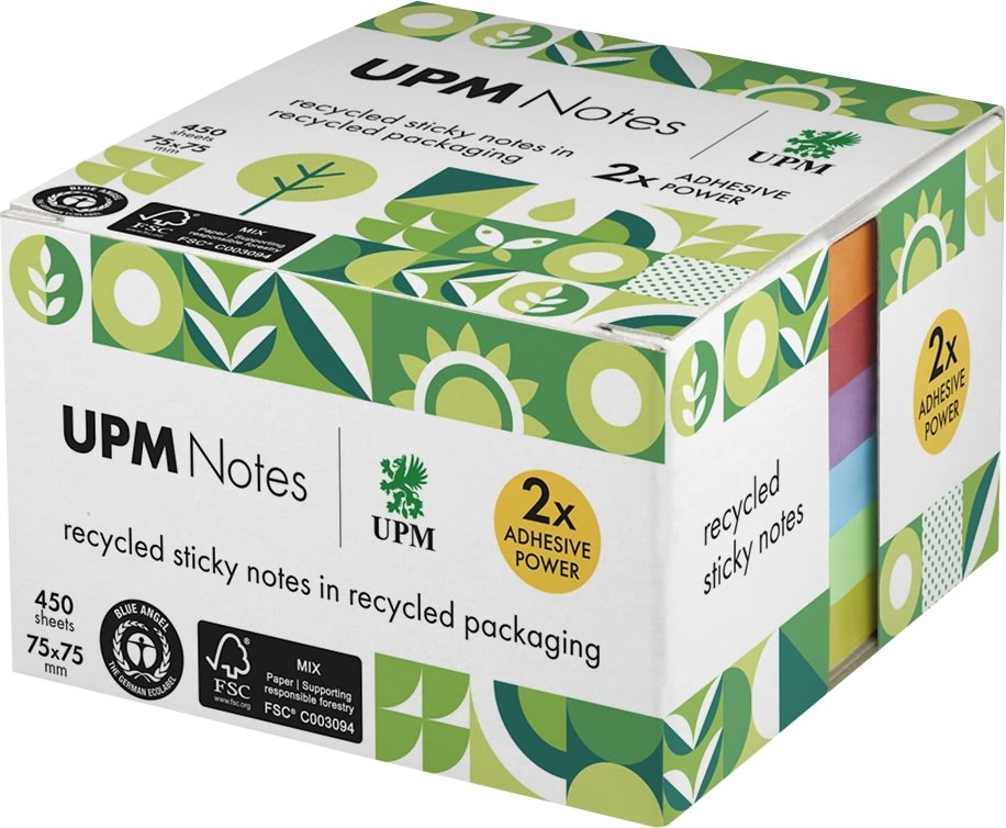 UPM Notes Cube | 75x75 mm | Color mix