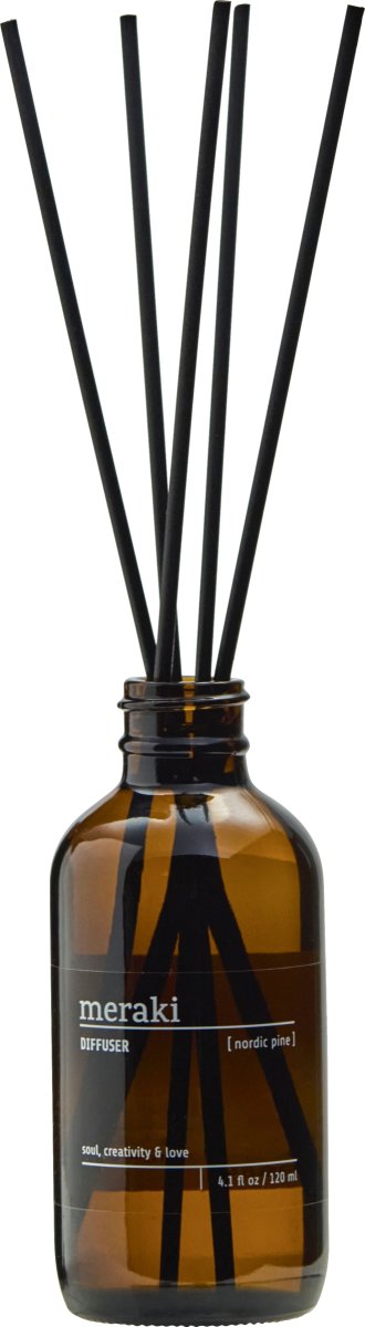 Meraki Duftfrisker m. Pinde, Nordic Pine, 120 ml