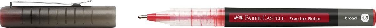 Faber-Castell Free Ink Rollerpen | B | Rød