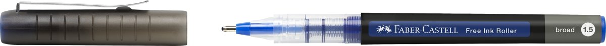 Faber-Castell Free Ink Rollerpen | B | Blå