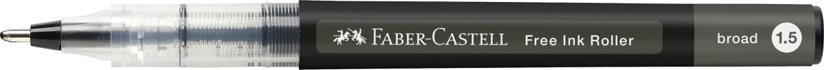 Faber-Castell Free Ink Rollerpen | B | Sort