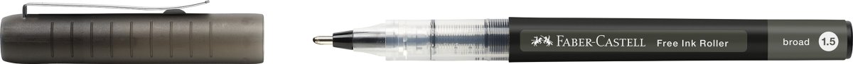 Faber-Castell Free Ink Rollerpen | B | Sort