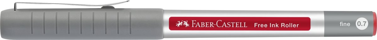 Faber-Castell Free Ink Rollerpen | EF | Rød