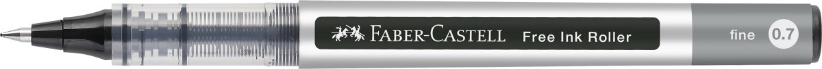 Faber-Castell Free Ink Rollerpen | EF | Sort