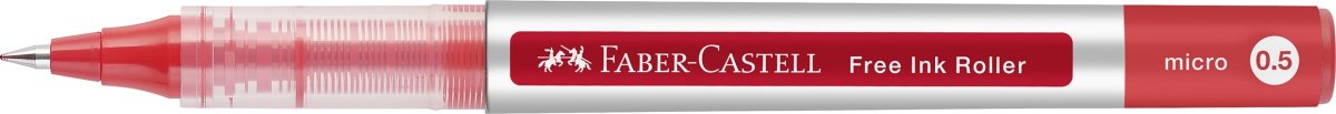 Faber-Castell Free Ink Rollerpen | F | Rød
