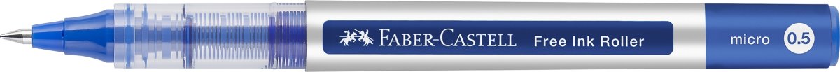 Faber-Castell Free Ink Rollerpen | F | Blå
