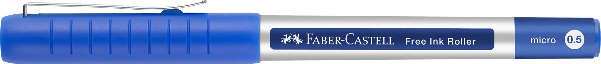 Faber-Castell Free Ink Rollerpen | F | Blå