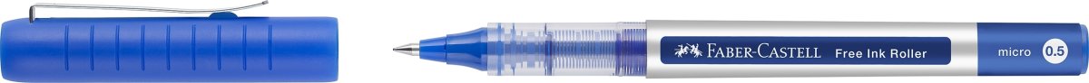 Faber-Castell Free Ink Rollerpen | F | Blå