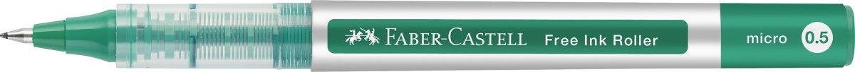 Faber-Castell Free Ink Rollerpen | F | Grøn
