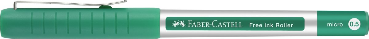 Faber-Castell Free Ink Rollerpen | F | Grøn